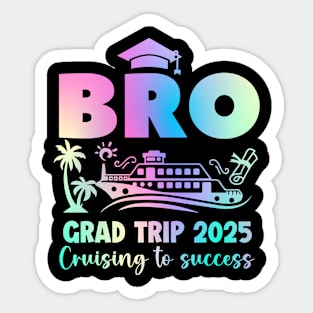 Graduation Cruise Crew Class of 2025 Senior Graduation Cruise Gift For Men Father day Sticker